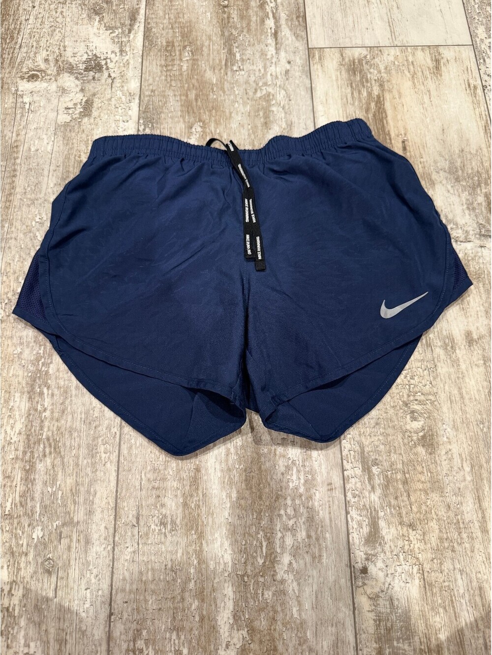 Nike Womens XS Navy Dri Fit Running Shorts Athletic Workout